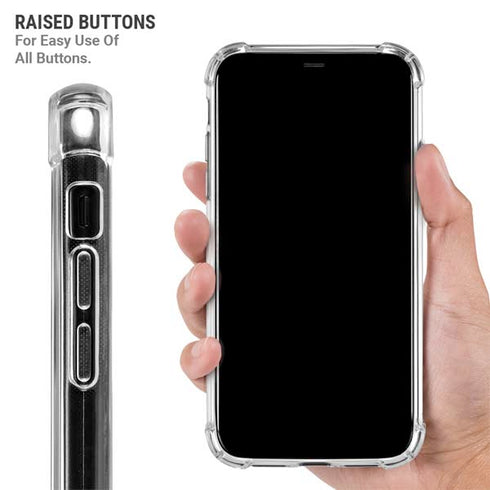 Disney Mickey Mouse Face Pattern iPhone 15 Pro Max Clear Case